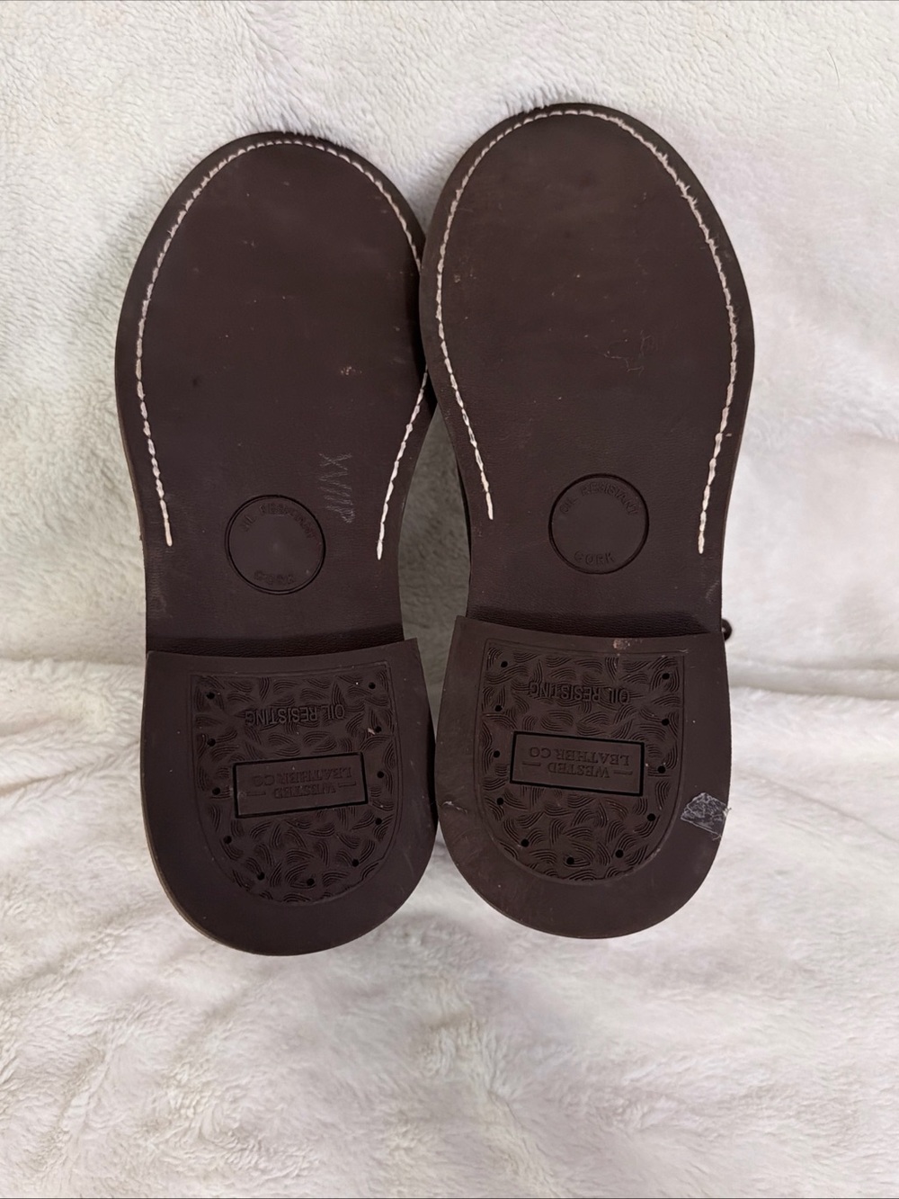Indiana Jones Adventurer Leather Boots Size 13 Wested Leather Co Hand Made Brown - Picture 6 of 10